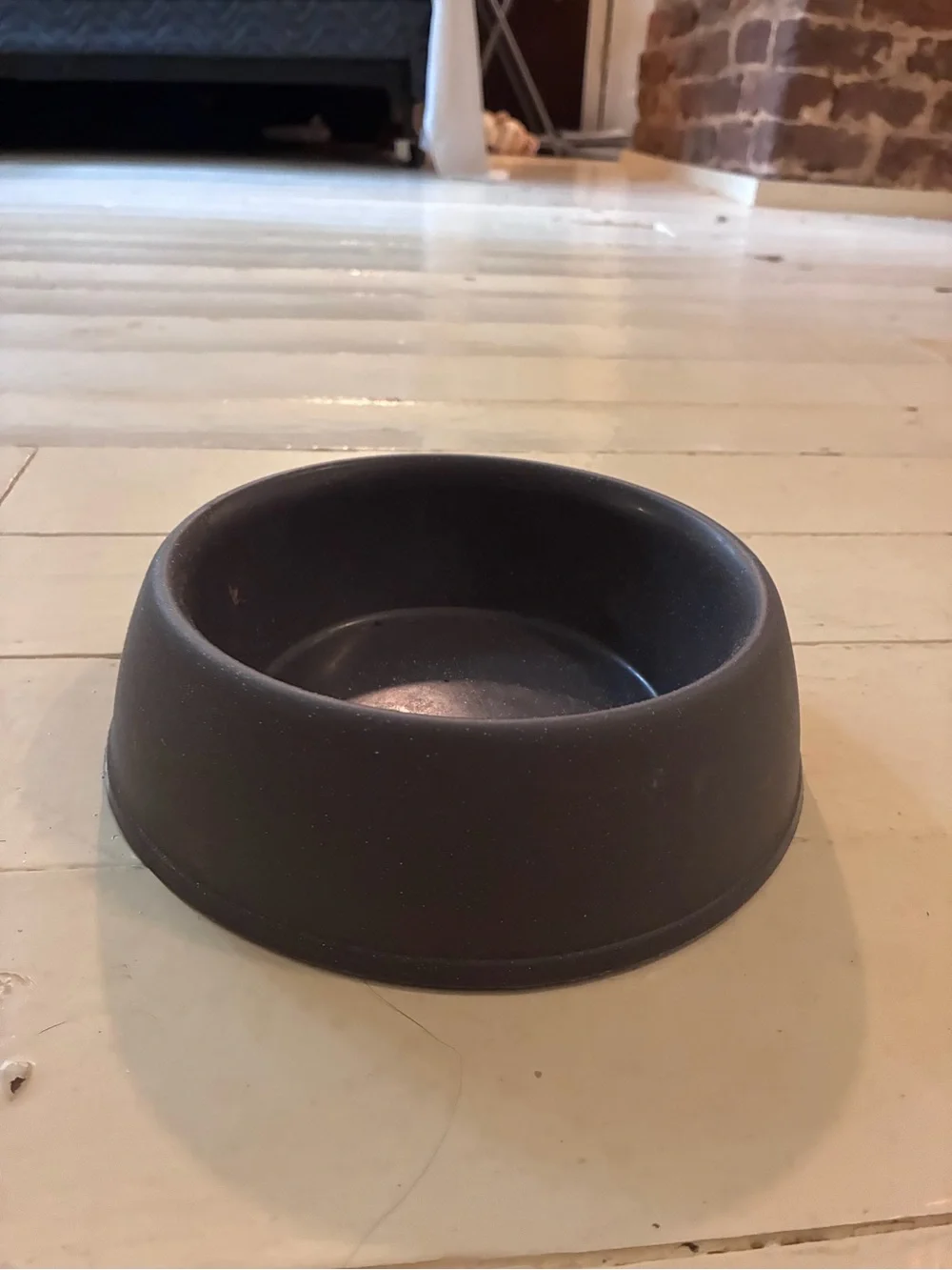 Standard 4 Cup Dog Bowl - Boots & Barkley™ Gray: BPA-Free, Rubber Base, All Ages